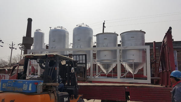 2016年農(nóng)歷二月十六，核桃油精煉設(shè)備發(fā)往彩云之南